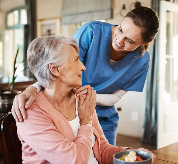nurse-helping Nurse and Women at Wesleyan